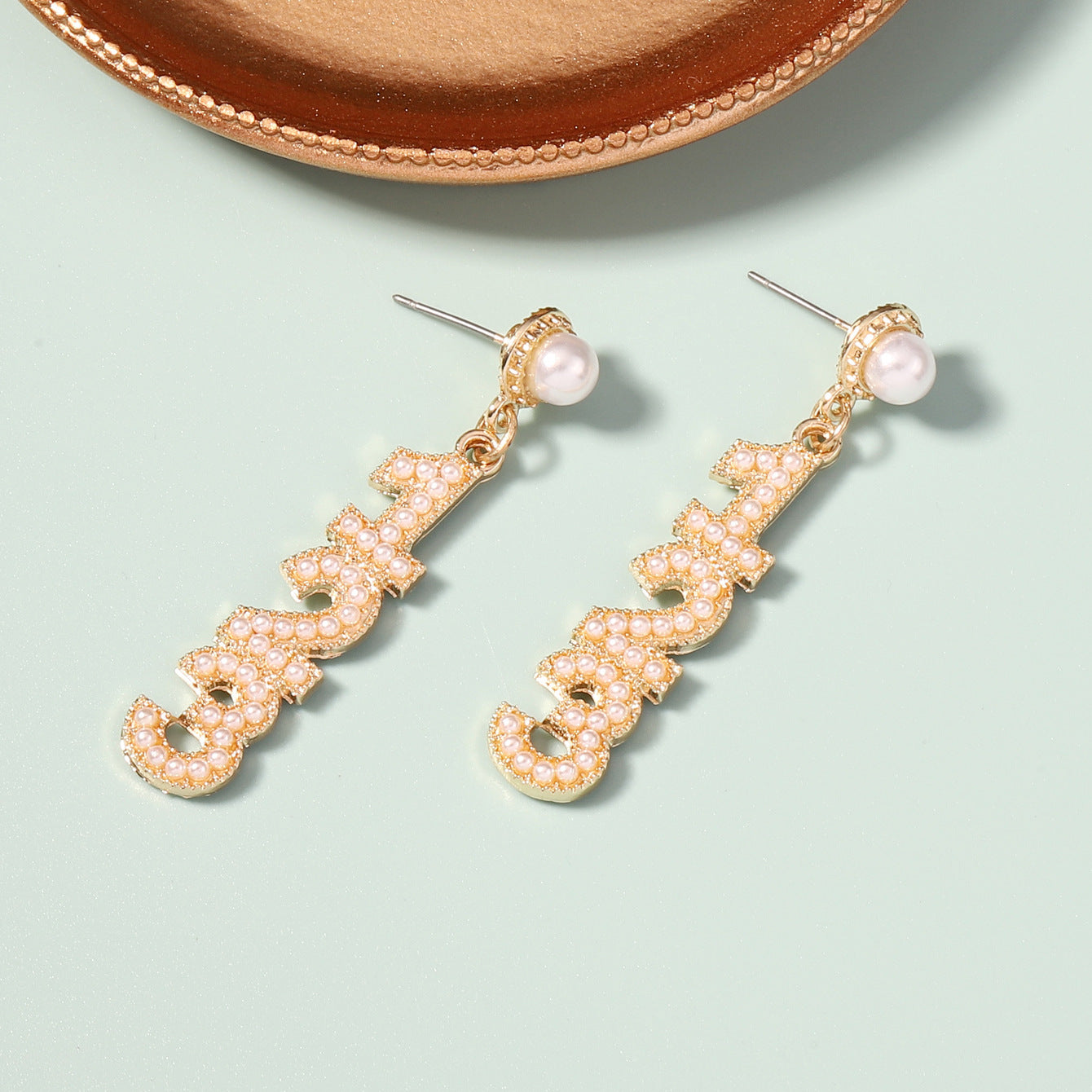 Delicate Artisan Pearl Earring