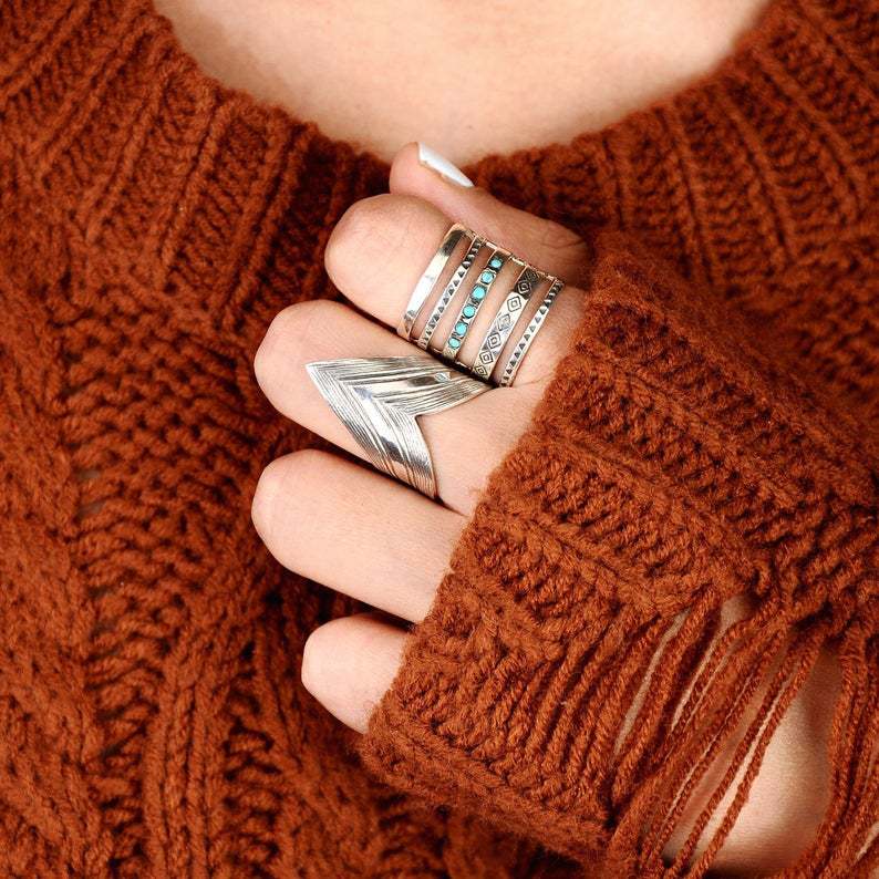 Beautiful Silver Ring with Unique Style
