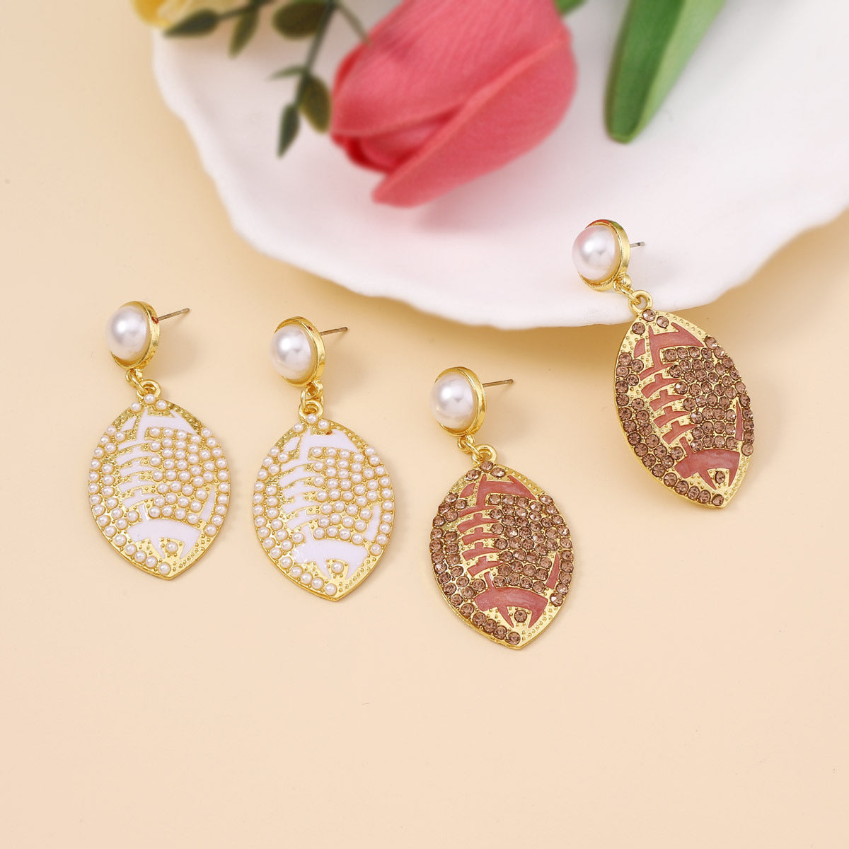 Vintage Handmade Pearl Earring