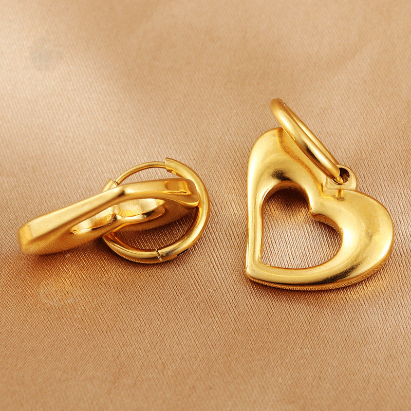 Vintage Handmade Gold Earring