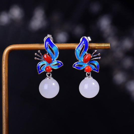 Vintage Handmade Gold Earring
