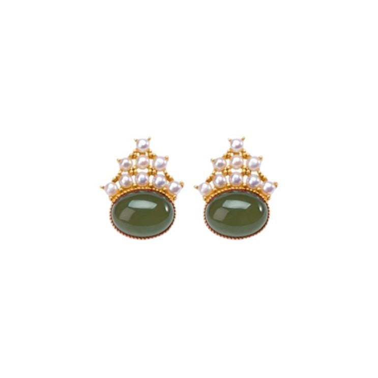 Vintage Handmade Gold Earring