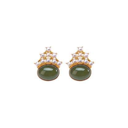 Vintage Handmade Gold Earring