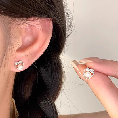 Delicate Artisan Pearl Earring
