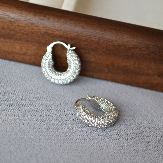 Delicate Artisan Silver Earring