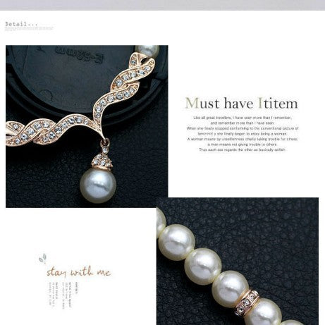 Beautiful Pearl Set with Unique Style