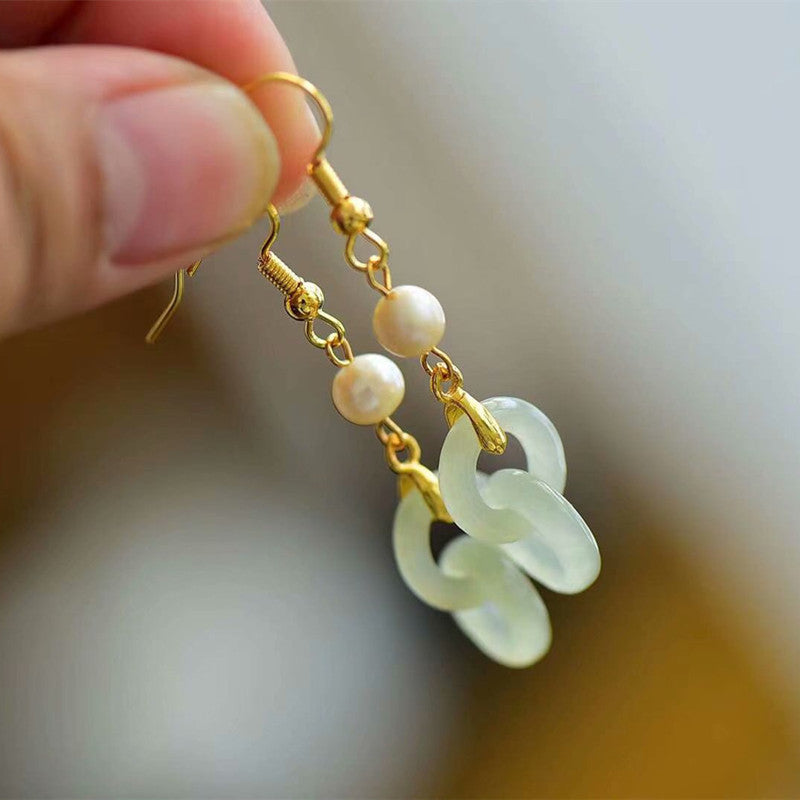 Vintage Handmade Gold Earring