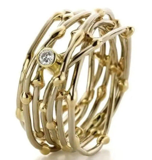 Classic Gold Ring with Timeless Appeal