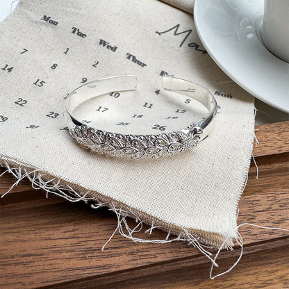 Delicate Artisan Silver Bracelet
