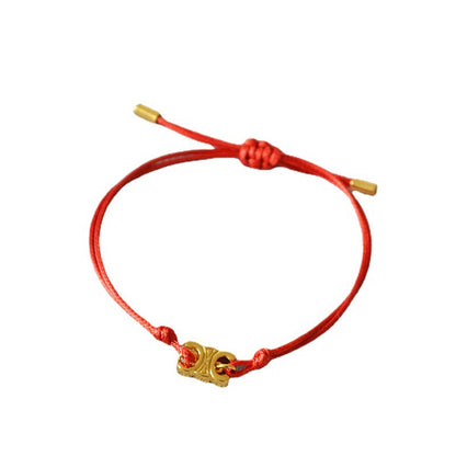 Delicate Artisan Gold Bracelet