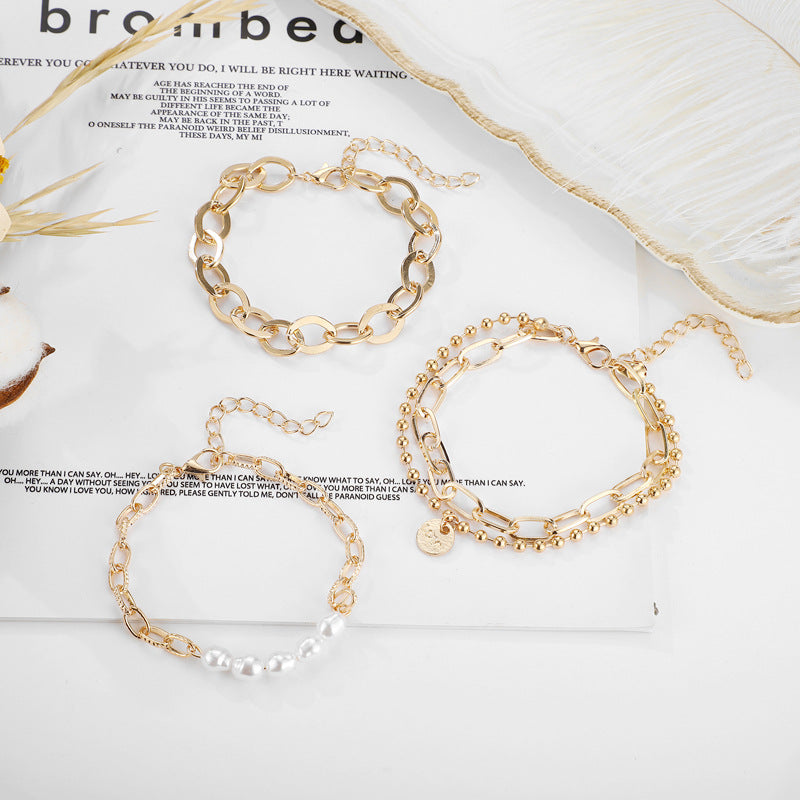 Delicate Artisan Pearl Bracelet
