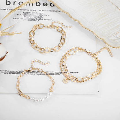 Delicate Artisan Pearl Bracelet