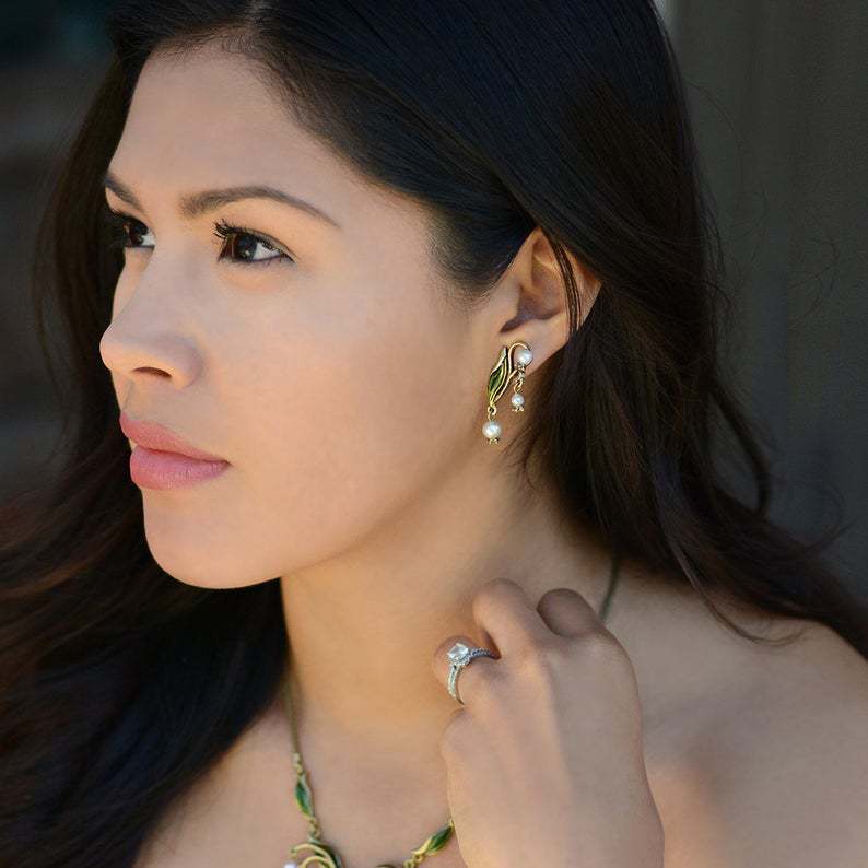 Vintage Handmade Pearl Earring