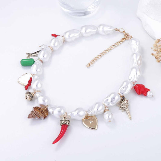 Delicate Artisan Pearl Necklace
