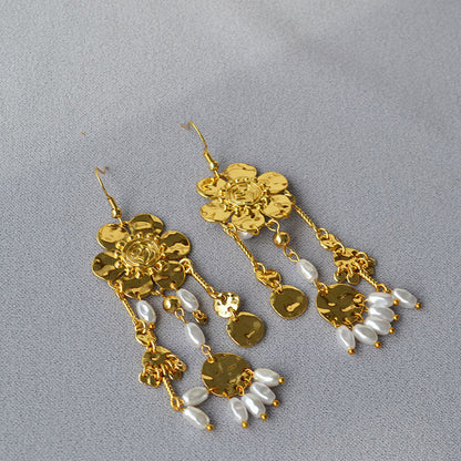 Delicate Artisan Pearl Earring