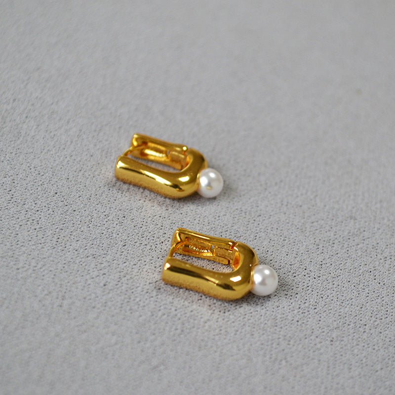 Delicate Artisan Pearl Earring