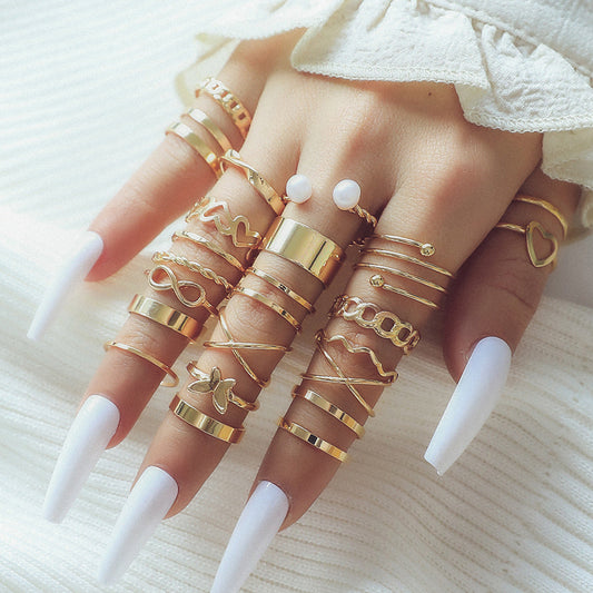Vintage Handmade Gold Set