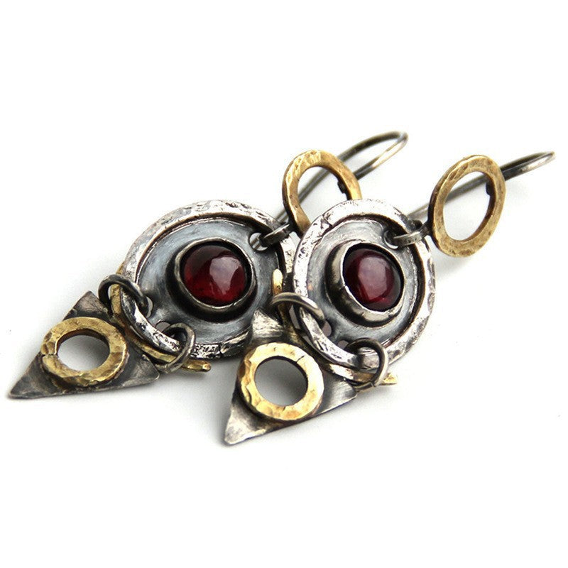 Vintage Handmade Silver Earring