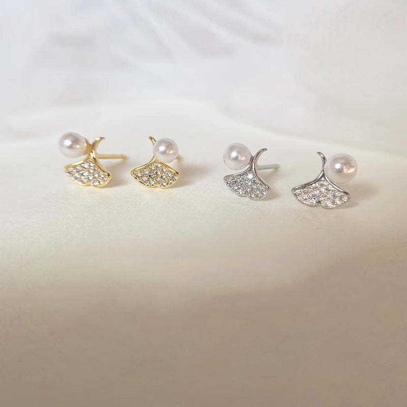 Delicate Artisan Pearl Earring