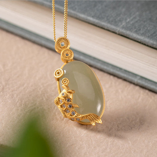 Vintage Handmade Gold Necklace