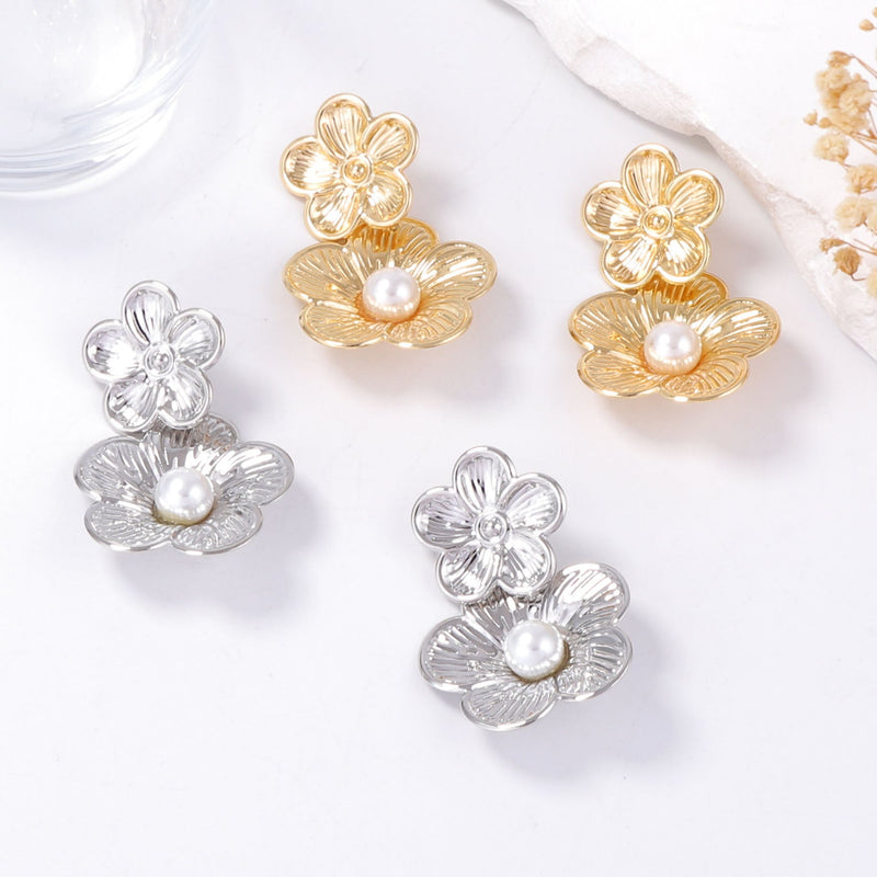 Delicate Artisan Pearl Earring