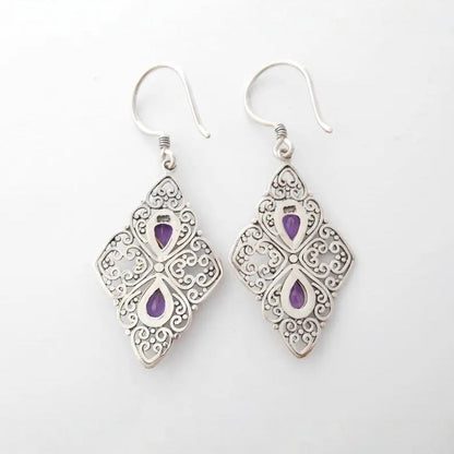 Delicate Artisan Silver Earring