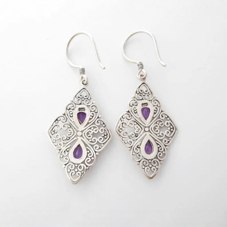 Delicate Artisan Silver Earring