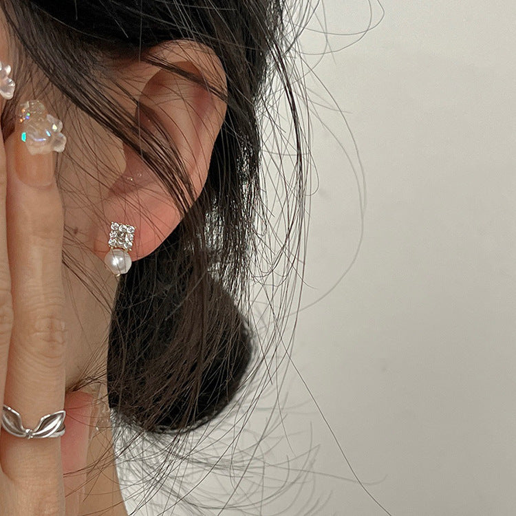 Delicate Artisan Pearl Earring