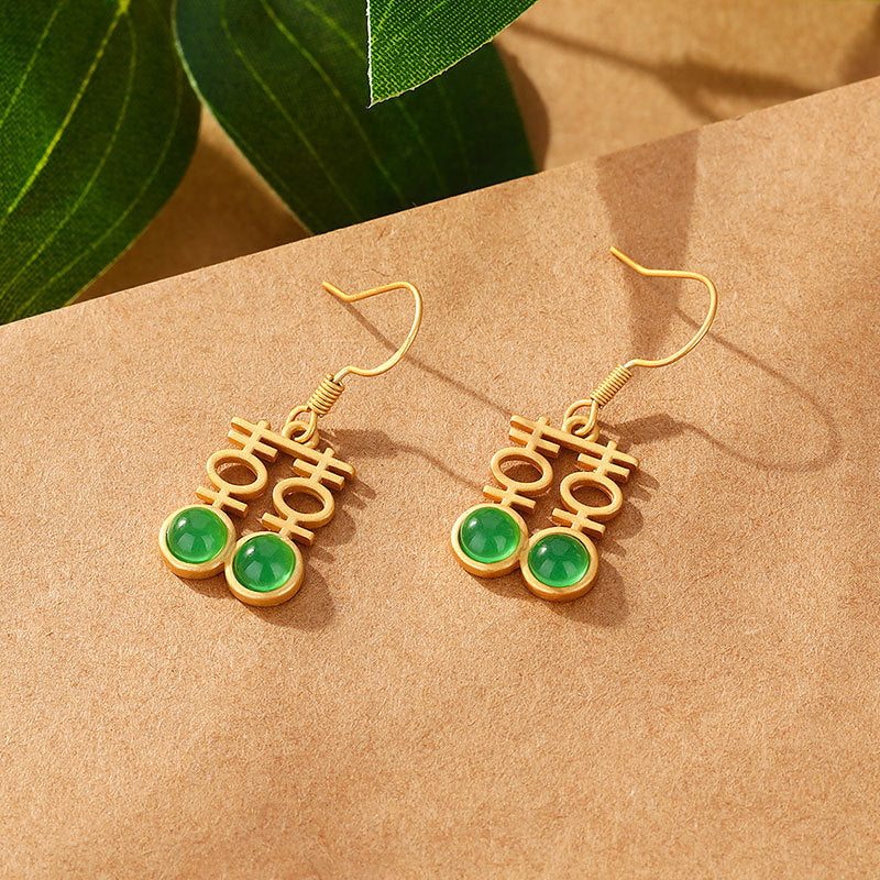 Beautiful Gold Earring with Unique Style