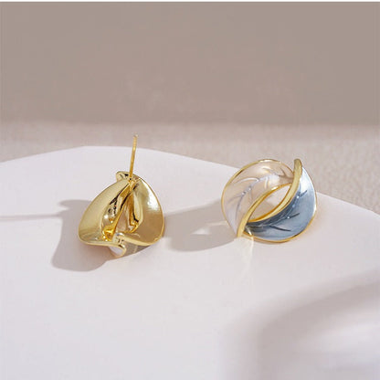 Delicate Artisan Pearl Earring