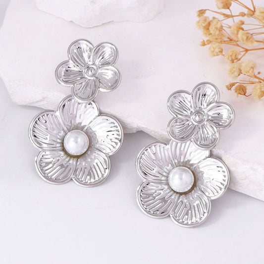 Delicate Artisan Pearl Earring