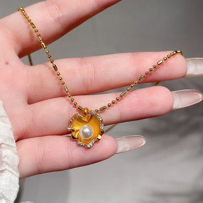 Vintage Handmade Pearl Necklace