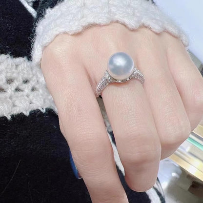 Delicate Artisan Pearl Ring