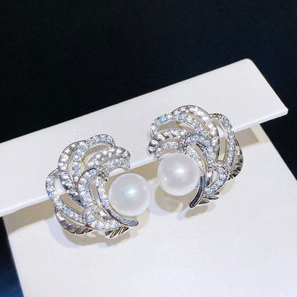 Delicate Artisan Pearl Earring