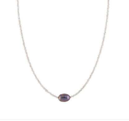 Delicate Artisan Pearl Necklace