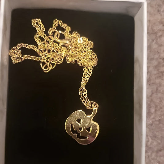 Vintage Handmade Gold Necklace