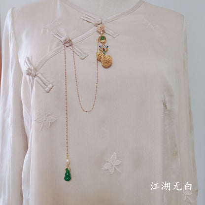 Delicate Artisan Pearl Pendant