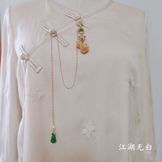 Delicate Artisan Pearl Pendant