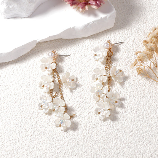 Delicate Artisan Pearl Earring