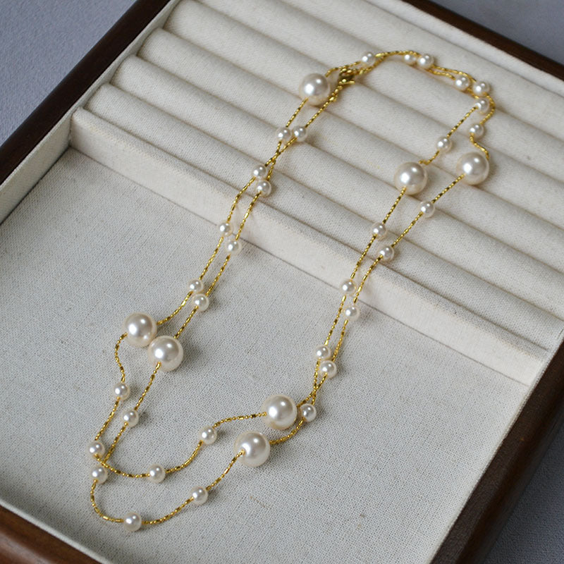 Vintage Handmade Pearl Necklace