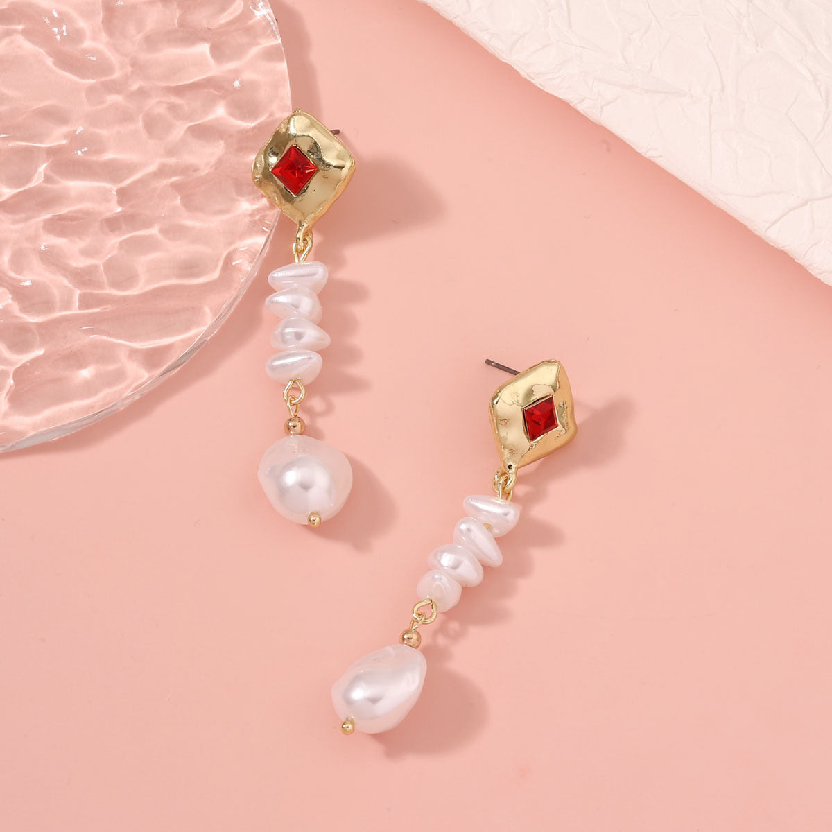 Delicate Artisan Pearl Earring