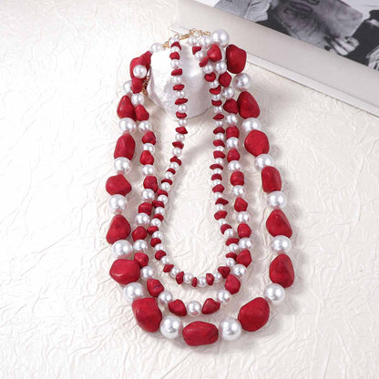 Vintage Handmade Pearl Necklace