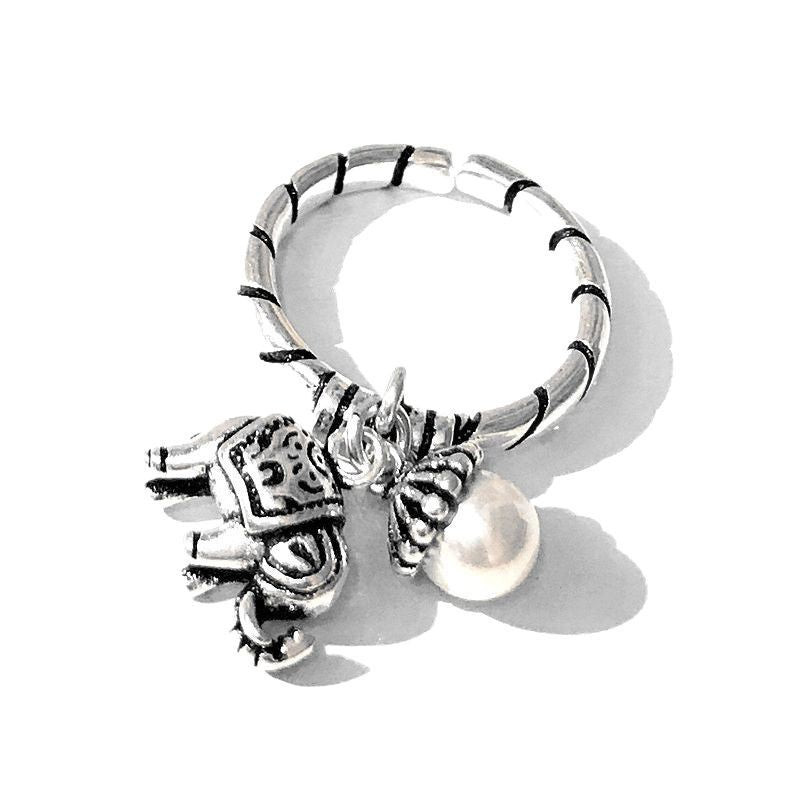 Delicate Artisan Silver Ring