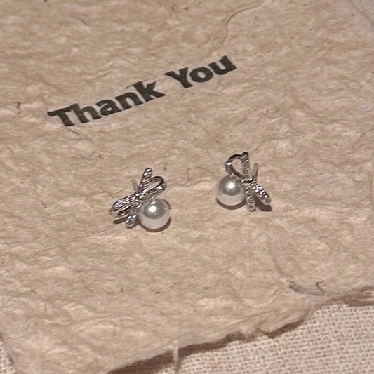 Delicate Artisan Pearl Earring