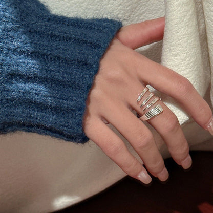 Delicate Artisan Silver Ring