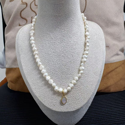 Delicate Artisan Pearl Pendant