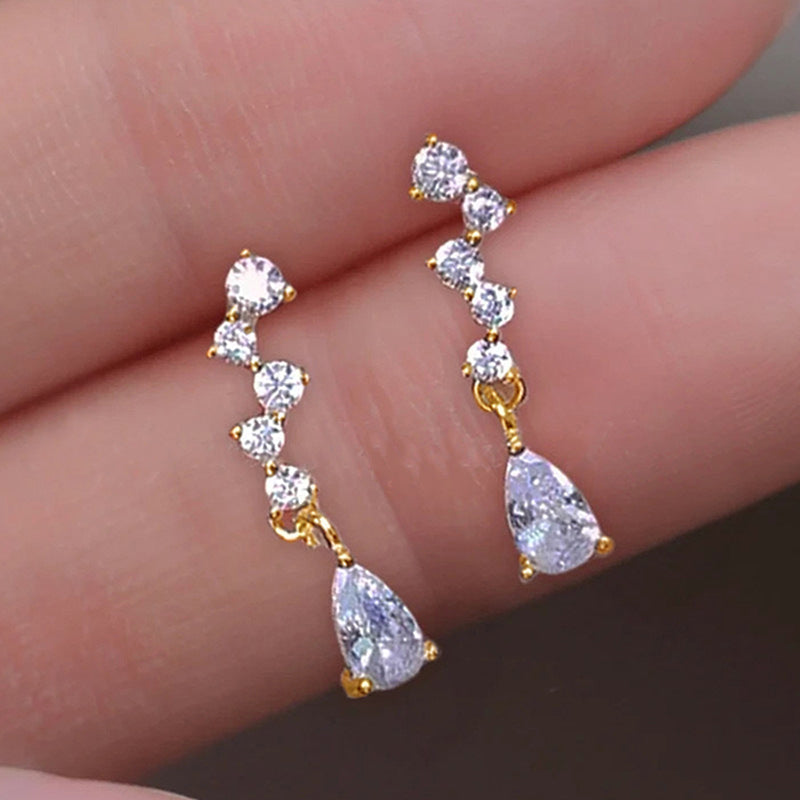 Delicate Artisan Gold Earring