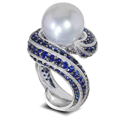 Romantic Pearl Ring for Special Moments