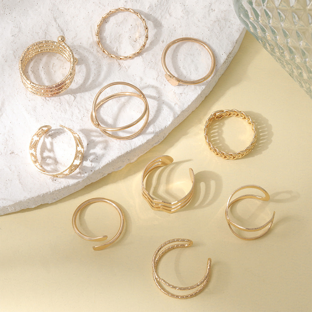 Beautiful Gold Ring with Unique Style