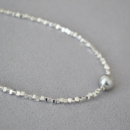 Romantic Silver Necklace for Special Moments